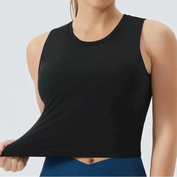 The Gym  People TGP Black Sleeveless Athletic Tank Top Size Large - Picture 2 of 9